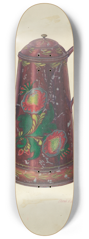 Frank Gray - Tin Teapot 8.25 inch art skate deck