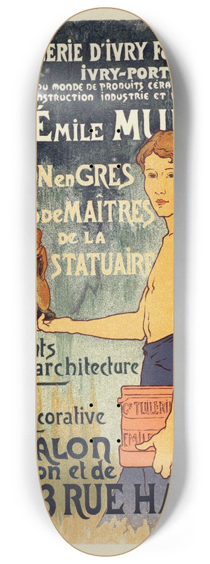 Alexandre Charpentier - Grande Tuilerie Divry 8.25 inch art skate deck