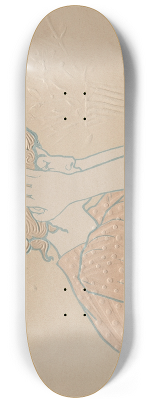 Alexandre Charpentier - Young Woman Reading 8.25 inch art skate deck