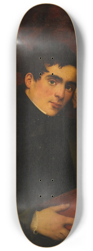 Alexandre Couder - Alphonse de Lamartine 8.25 inch art skate deck