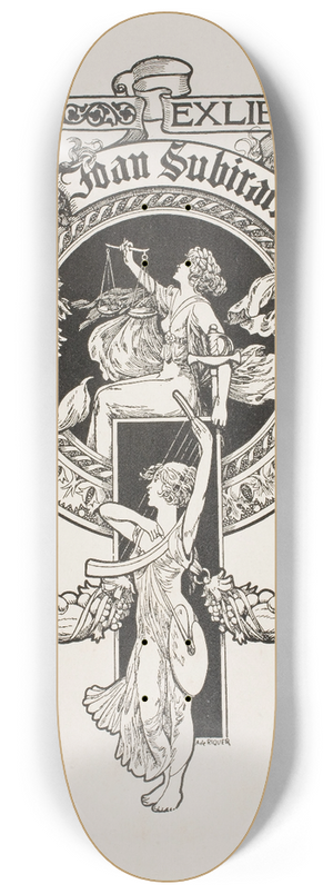 Alexandre de Riquer - Joan Subirachs 8.25 inch art skate deck
