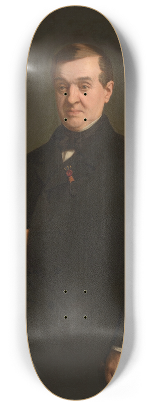 Alexandre Nestor Nicolas Robert - The Painter Jean Baptiste Madou 8.25 inch art skate deck