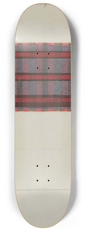 Frank J. Mace - Homespun Cloth 8.25 inch art skate deck