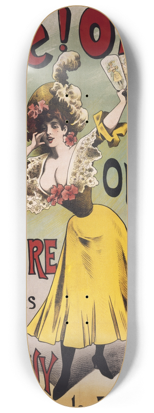 Alfred Choubrac - Oh! Oh! On Va Ouvrir 8.25 inch art skate deck