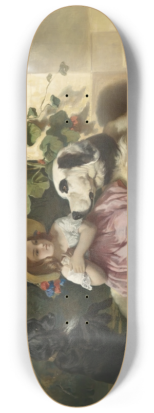 Alfred De Dreux - Innocence Between Two Thieves 8.25 inch art skate deck