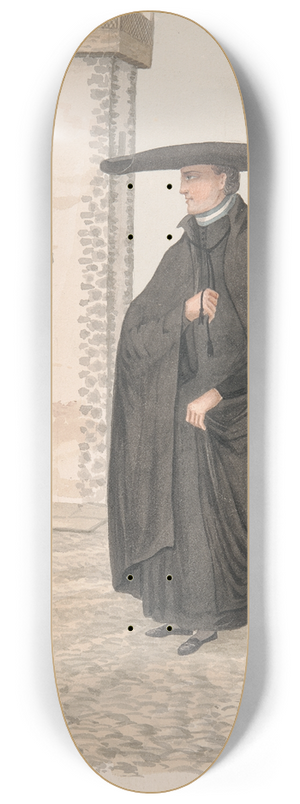 Alfred Diston - Parish Priest 8.25 inch art skate deck