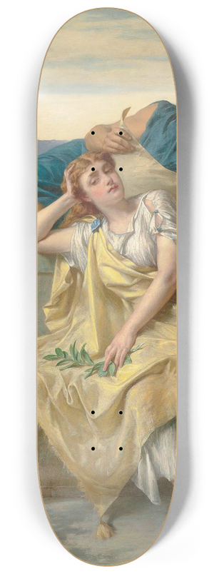 Alfred Elmore - A Greek Ode 8.25 inch art skate deck