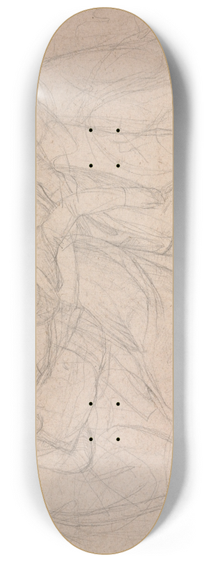 Alfred George Stevens - Descent from the Cross 8.25 inch art skate deck