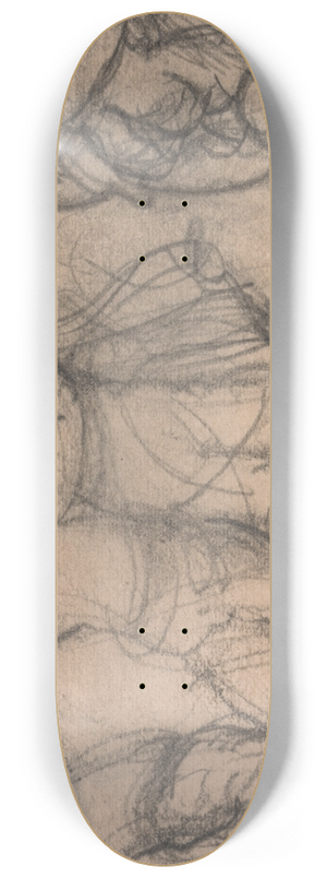 Alfred George Stevens - Group of Cherubs 8.25 inch art skate deck