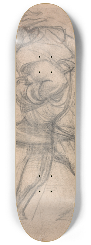 Alfred George Stevens - The Sower 8.25 inch art skate deck