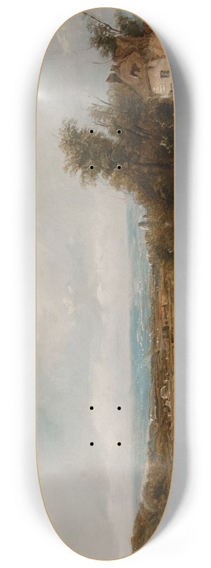 Alfred H. Vickers - Country Landscape 8.25 inch art skate deck