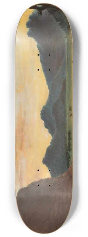 Alfred Jacob Miller - Buffalo Hunt 8.25 inch art skate deck