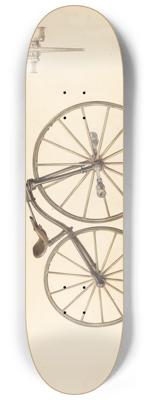 Alfred Koehn - Bicycle 8.25 inch art skate deck