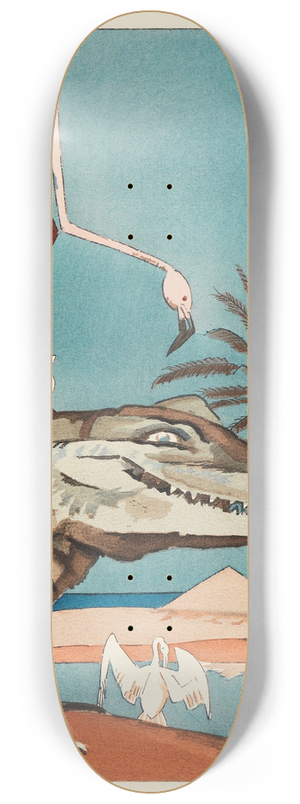 Alfred Le Petit - Mille, Douze histoires de btes 8.25 inch art skate deck