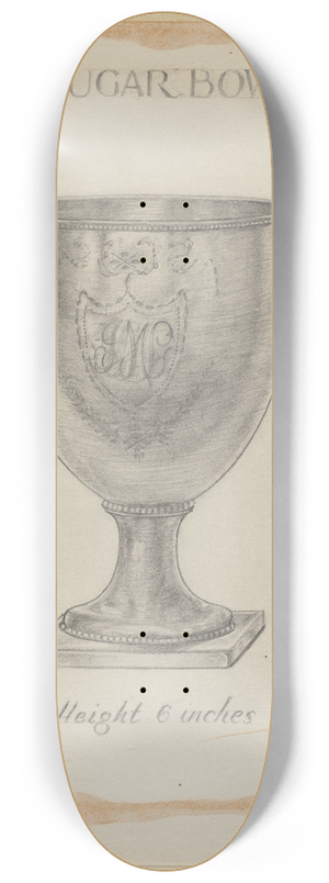 Alfred Nason - Silver Sugar Bowl 8.25 inch art skate deck