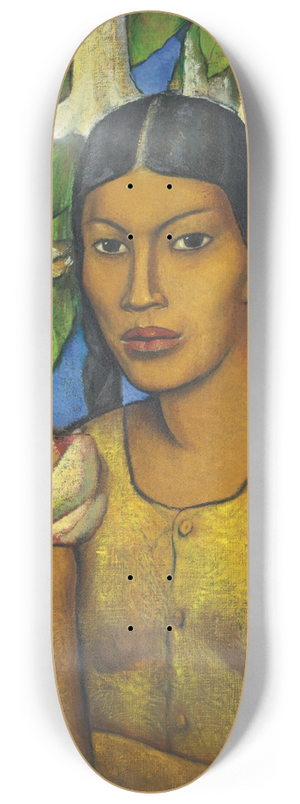 Alfredo Ramos Martnez - La India de los floripondios 8.25 inch art skate deck
