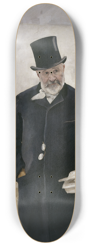 Alfred Philippe Roll - Portrait dAdolphe Alphand 8.25 inch art skate deck