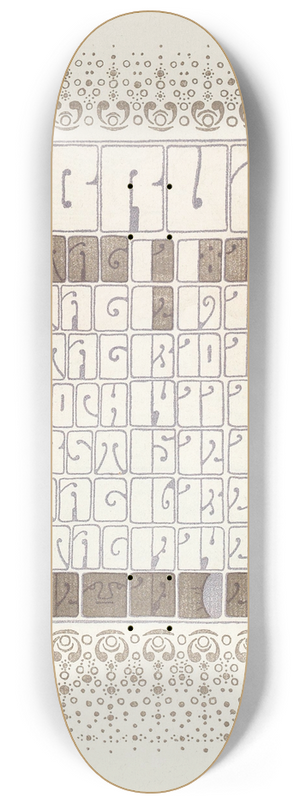 Alfred Roller - Februar 8.25 inch art skate deck