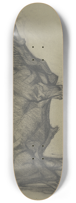 Alfred Schnaars - Stier nach rechts stehend 8.25 inch art skate deck