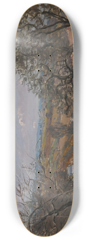 Alfred Sisley - Bougival 8.25 inch art skate deck