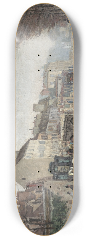 Alfred Sisley - Boulevard Hlose 8.25 inch art skate deck