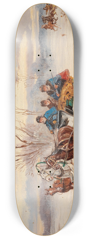 Alfred Steinacker - Winter Ride 8.25 inch art skate deck