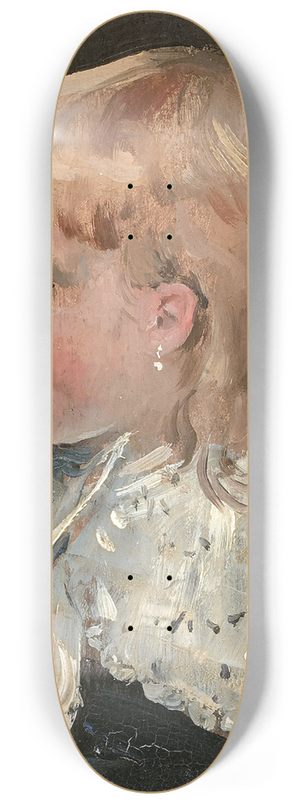 Alfred Stevens - Portrait dAlice Gamby 8.25 inch art skate deck