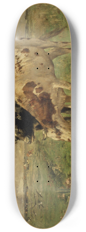 Alfred Verwee - Common Agrimony 8.25 inch art skate deck
