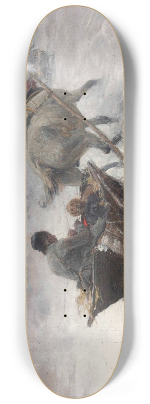 Alfred Von Wierusz-Kowalski - Sleight Ride 8.25 inch art skate deck