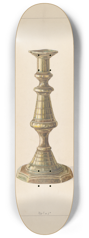 Alfred Walbeck - Candlestick 8.25 inch art skate deck