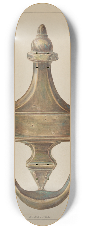 Alfred Walbeck - Door Knocker 8.25 inch art skate deck