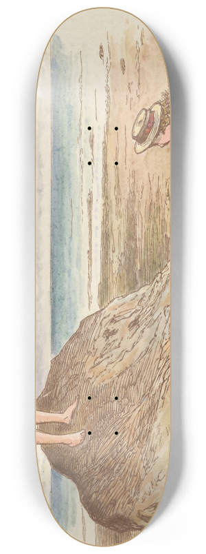 Alfred W. Cooper - Excelsior 8.25 inch art skate deck