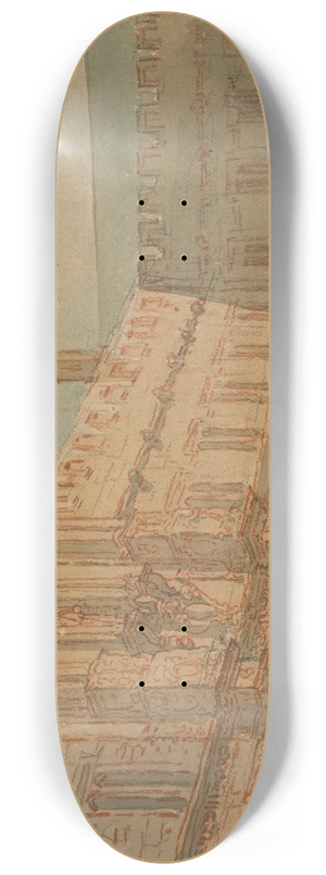 Alfred William Rich - St. Johns College, Oxford 8.25 inch art skate deck
