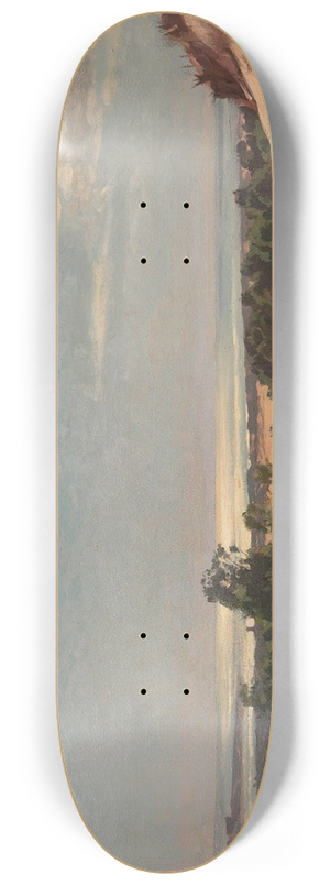 Algernon Talmage - Blue and silver, Pas-de-Calais 8.25 inch art skate deck