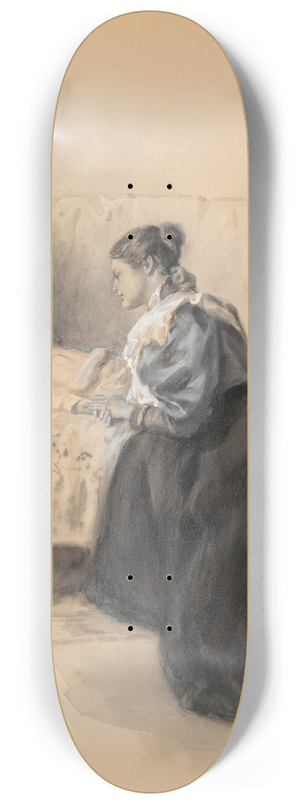 Alice Barber Stephens - Sometime 8.25 inch art skate deck