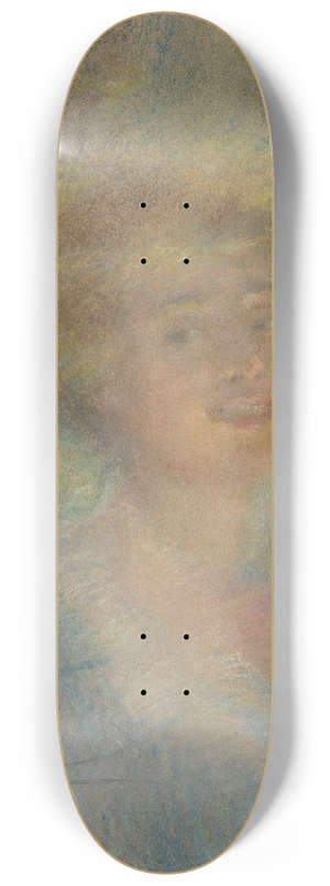 Alice Pike Barney - A Delightful Evening 8.25 inch art skate deck
