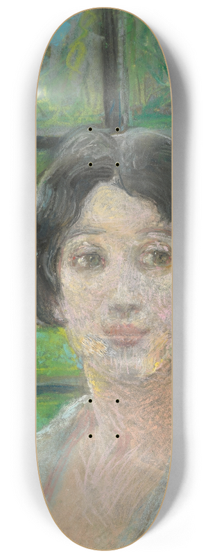 Alice Pike Barney - Garden Window 8.25 inch art skate deck