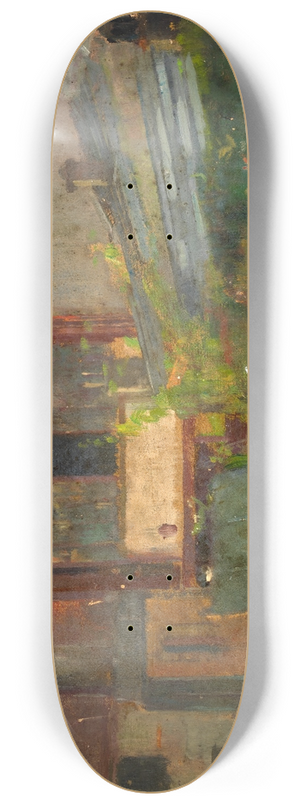 Alice Pike Barney - Rooftops 8.25 inch art skate deck