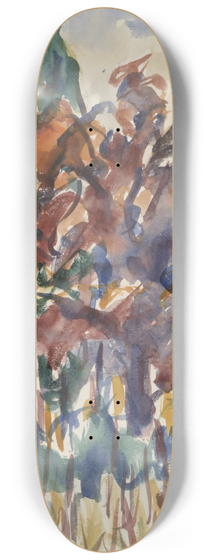 Allen Tucker - OctoberTrees 8.25 inch art skate deck