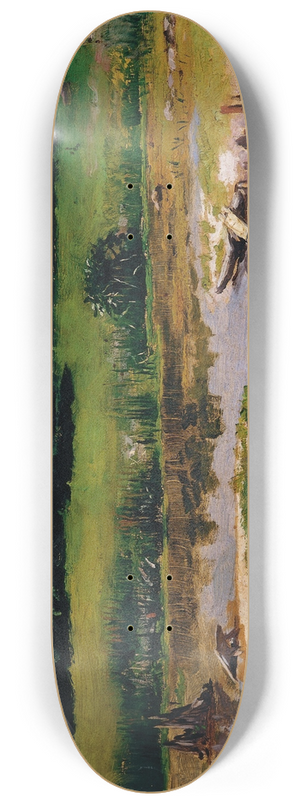 Almeida Jnior - Fluvial Landscape 8.25 inch art skate deck