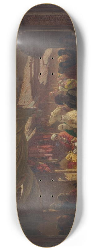 Alois Schnn - Trkischer Bazar 8.25 inch art skate deck