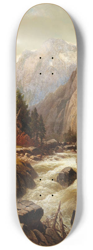 Alois Wolf - Mountain Stream 8.25 inch art skate deck