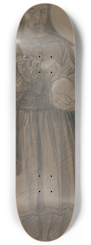 Alojz Rigele - Hamlet s lebkou 8.25 inch art skate deck