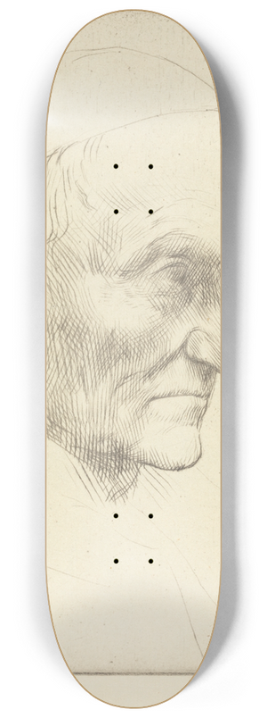 Alphonse Legros - Cardinal Manning, 3rd plate 8.25 inch art skate deck