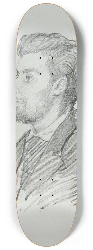 Alphonse Legros - Frderic Rgamey 8.25 inch art skate deck