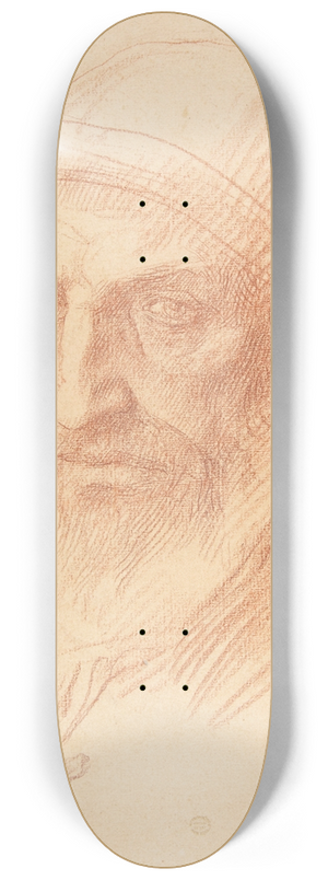 Alphonse Legros - Head of a Gamekeeper 8.25 inch art skate deck