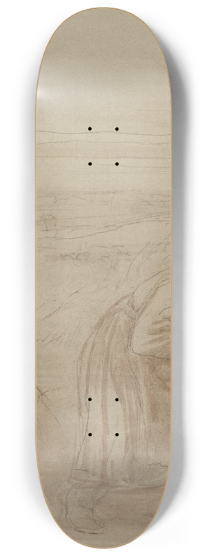 Alphonse Legros - Les Glaneuses 8.25 inch art skate deck