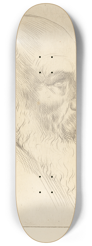Alphonse Legros - Lord A. Tennyson, 3rd plate 8.25 inch art skate deck