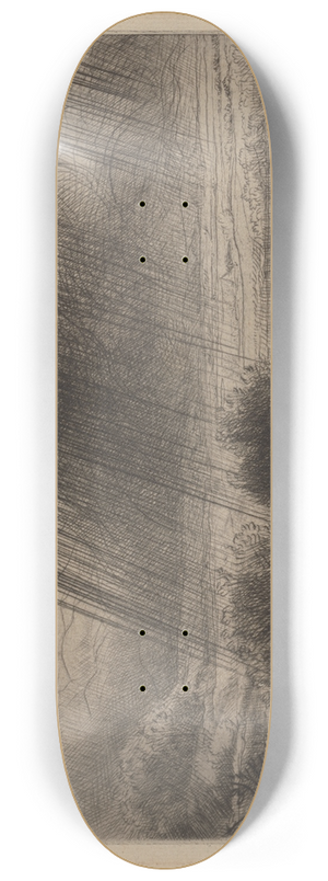 Alphonse Legros - Un Orage 8.25 inch art skate deck