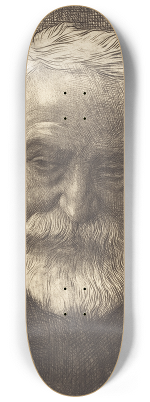 Alphonse Legros - Victor Hugo, 2nd plate 8.25 inch art skate deck